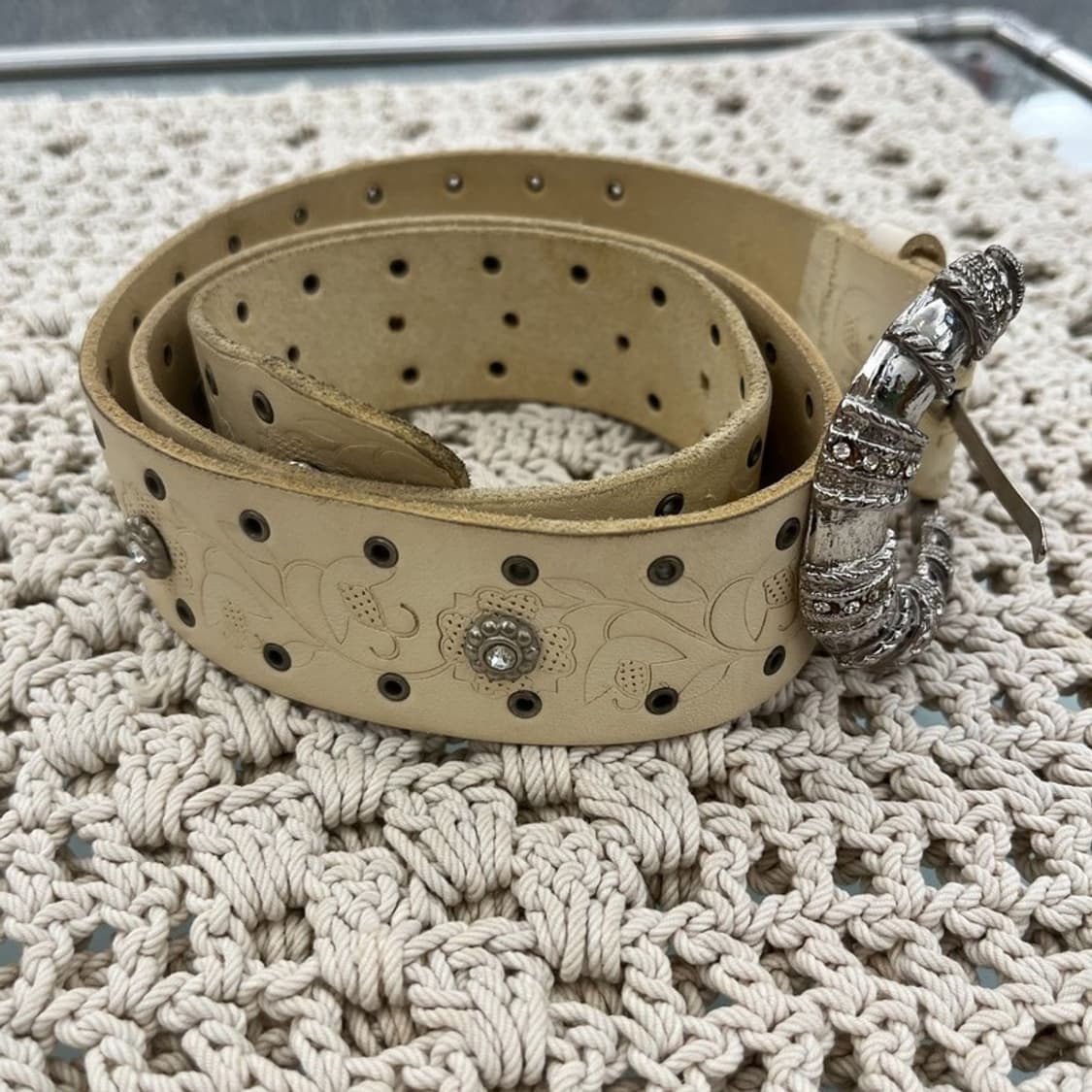 빈티지 컨트리 웨스턴 스트릿 펑크 큐빅 고딕 벨트 C10288 상품이미지4