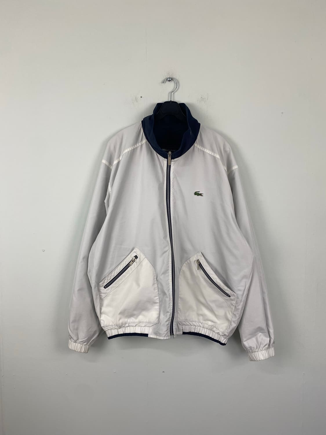 라코스테 90s 리버서블 네이비 블루종 자켓 XL 상품이미지4