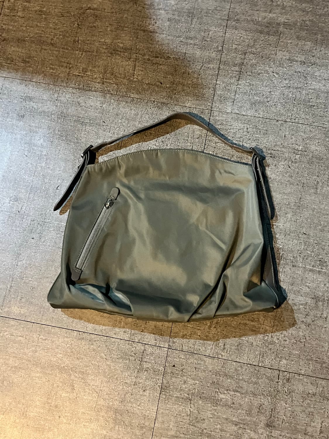 미국빈티지 포켓 나일론 숄더백 호퍼백 상품이미지2