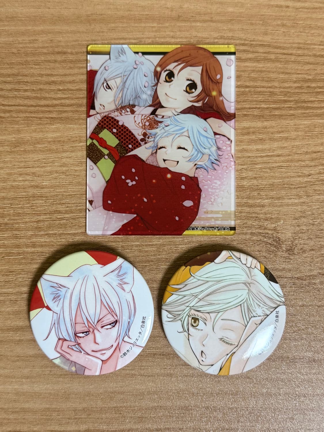 오늘부터 신령님 원화 아크릴 카드 랜덤 오신령 굿즈 토모에 캔뱃지 미즈키 상품이미지1