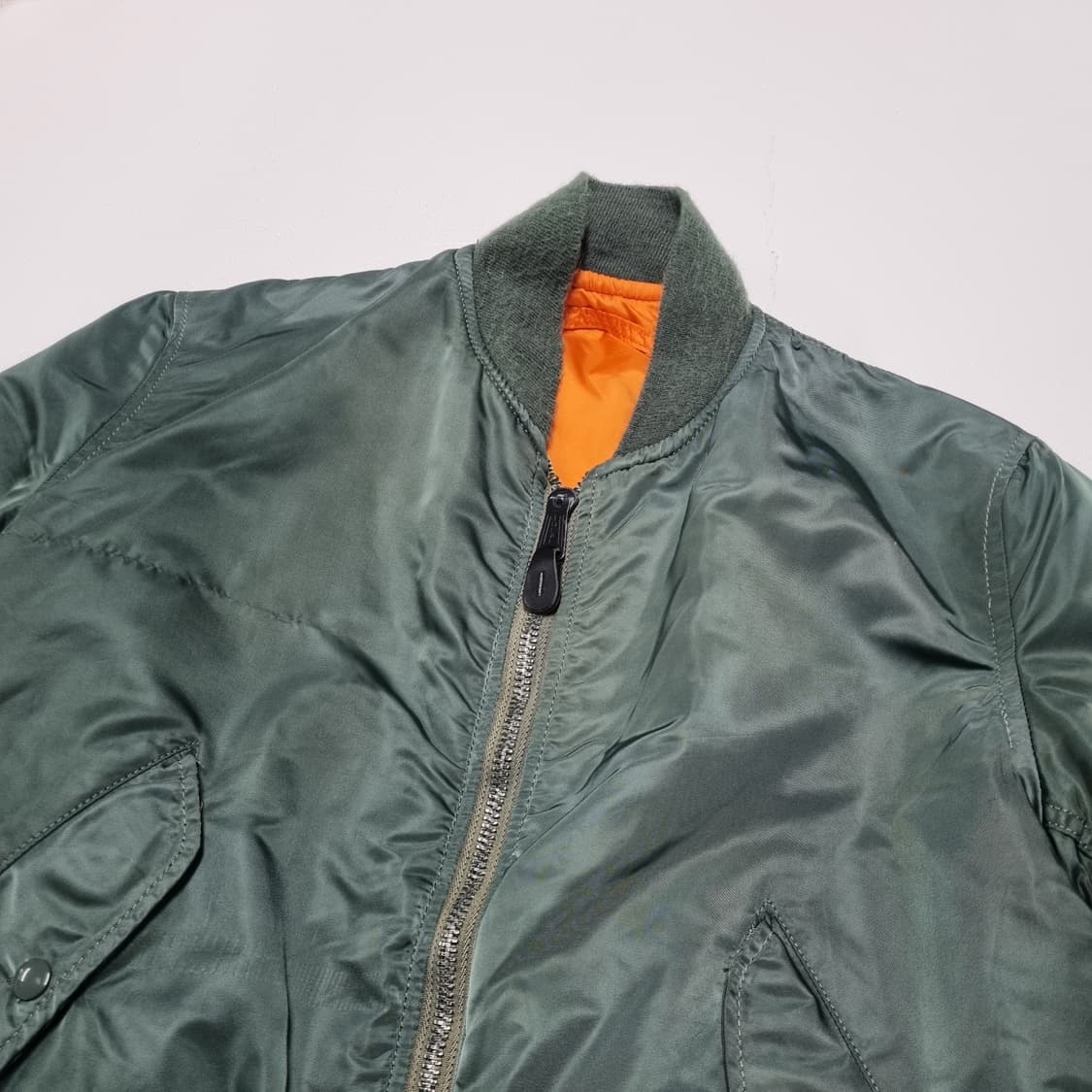 90S 알파인더스트리 MA-1 올리브 그린 - M  상품이미지2