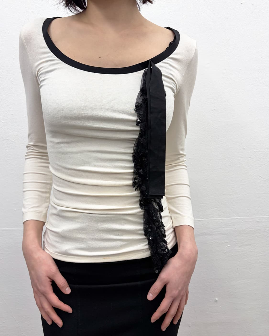 알베르타 페레티 세퀸 트리밍 롱슬리브 상품이미지4