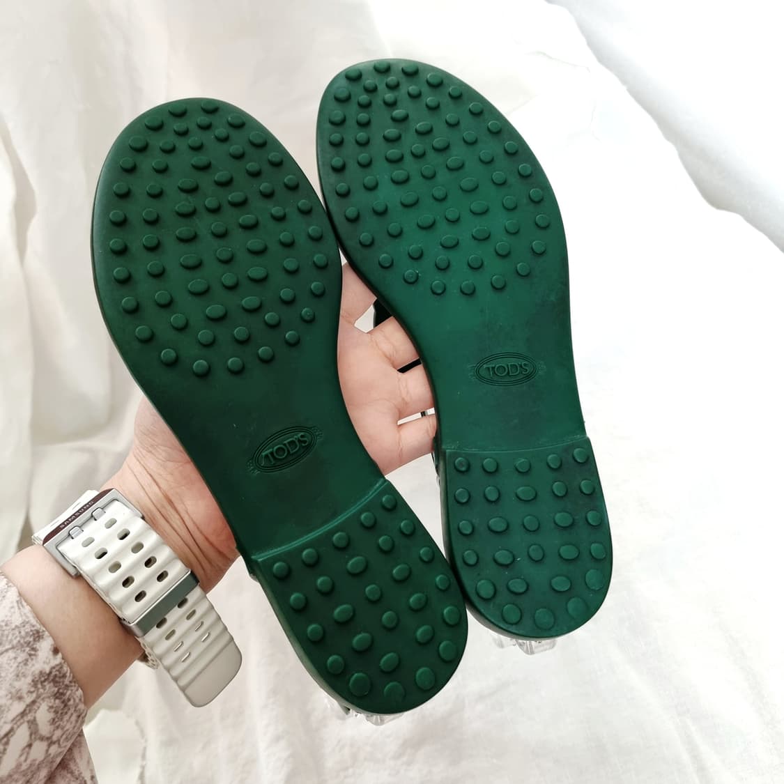 토즈 Tod's 슬링백 샌들 쪼리 구두 슈즈 (240mm) 상태양호 상품이미지8