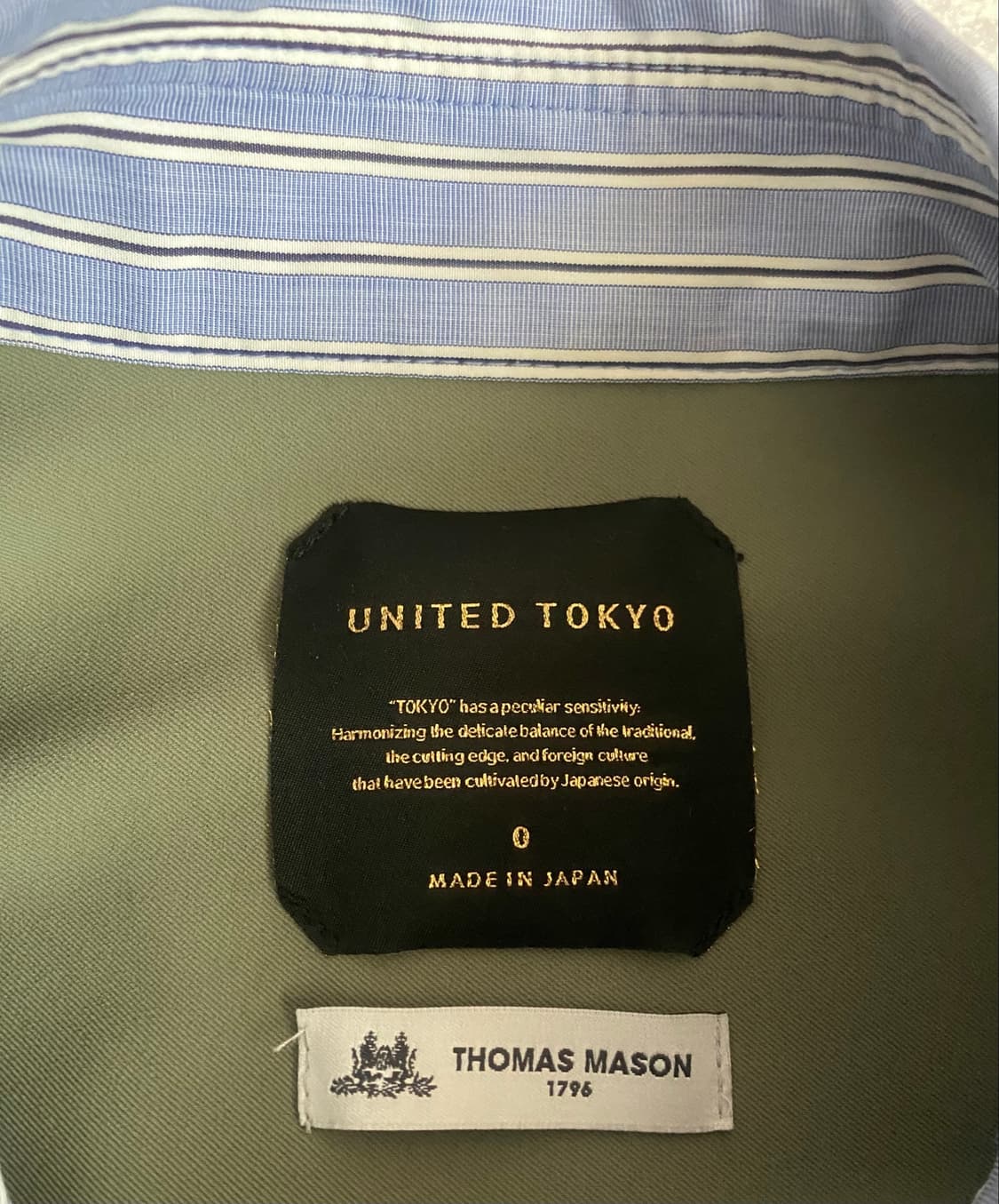 (Free)Tomas Mason x United Tokyo 레이어드 셔츠 상품이미지4