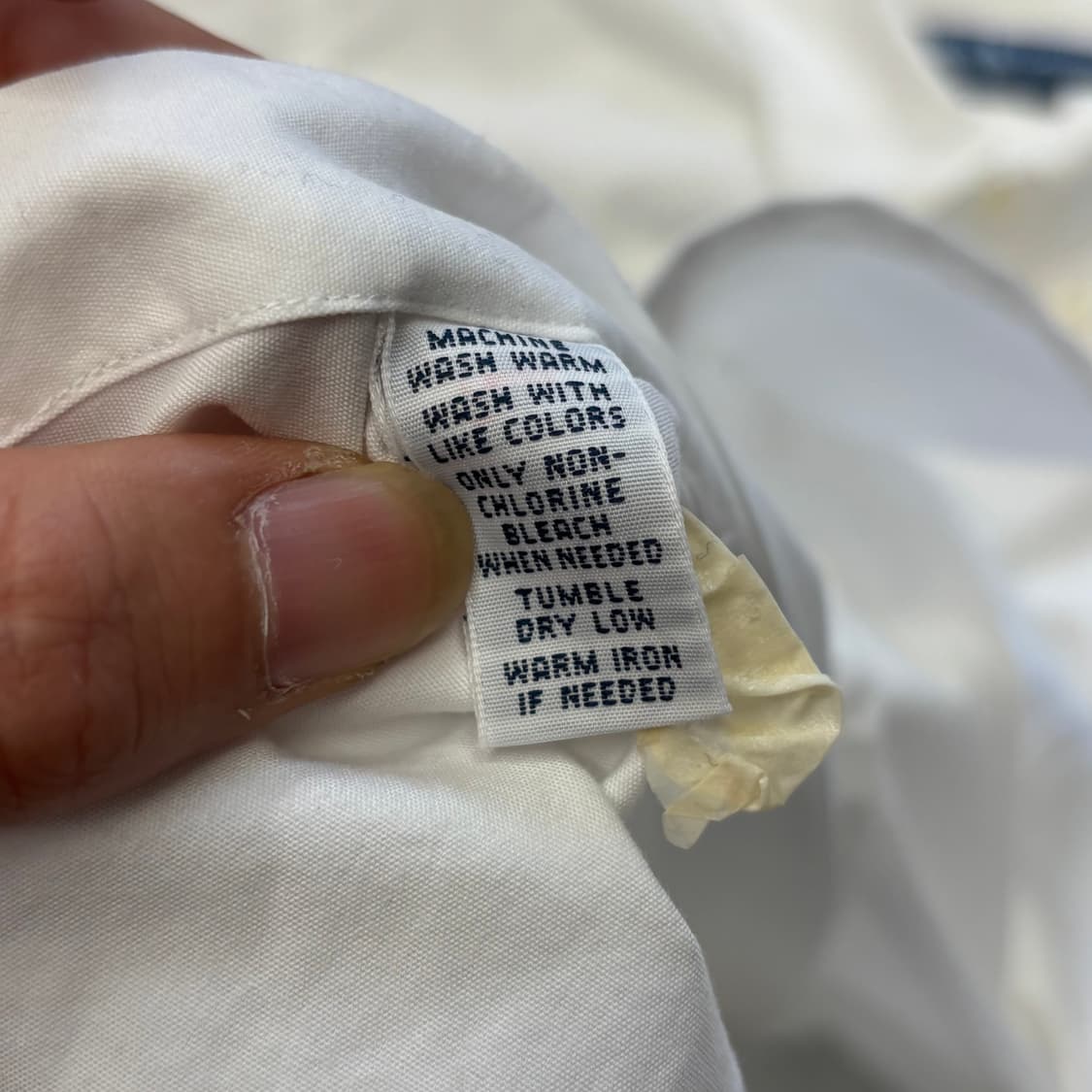 L 폴로랄프로렌 커스텀 핏 화이트 셔츠 상품이미지5