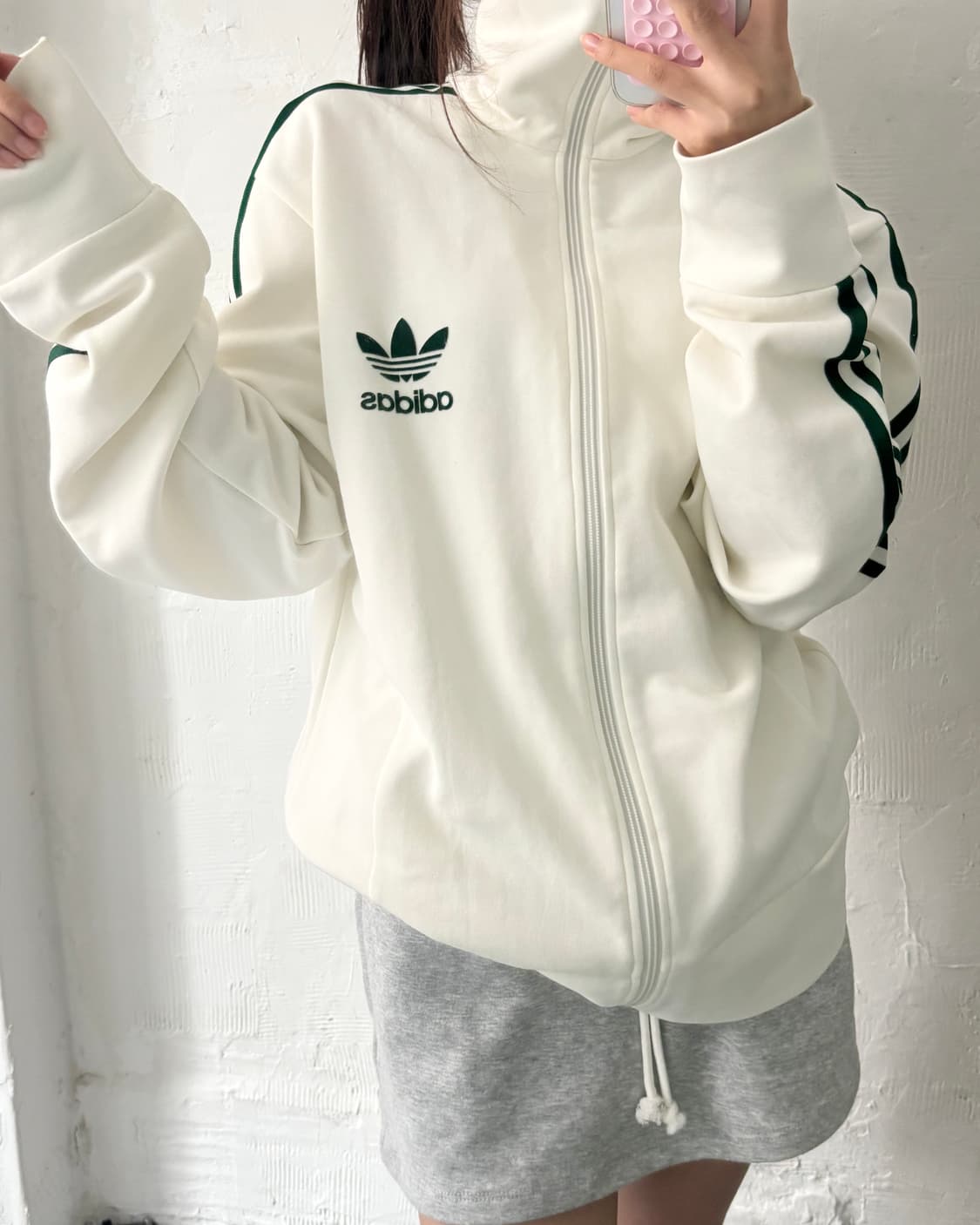 Adidas 아디다스 00‘s 흰초 유로파 3-라인 트랙탑 상품이미지3