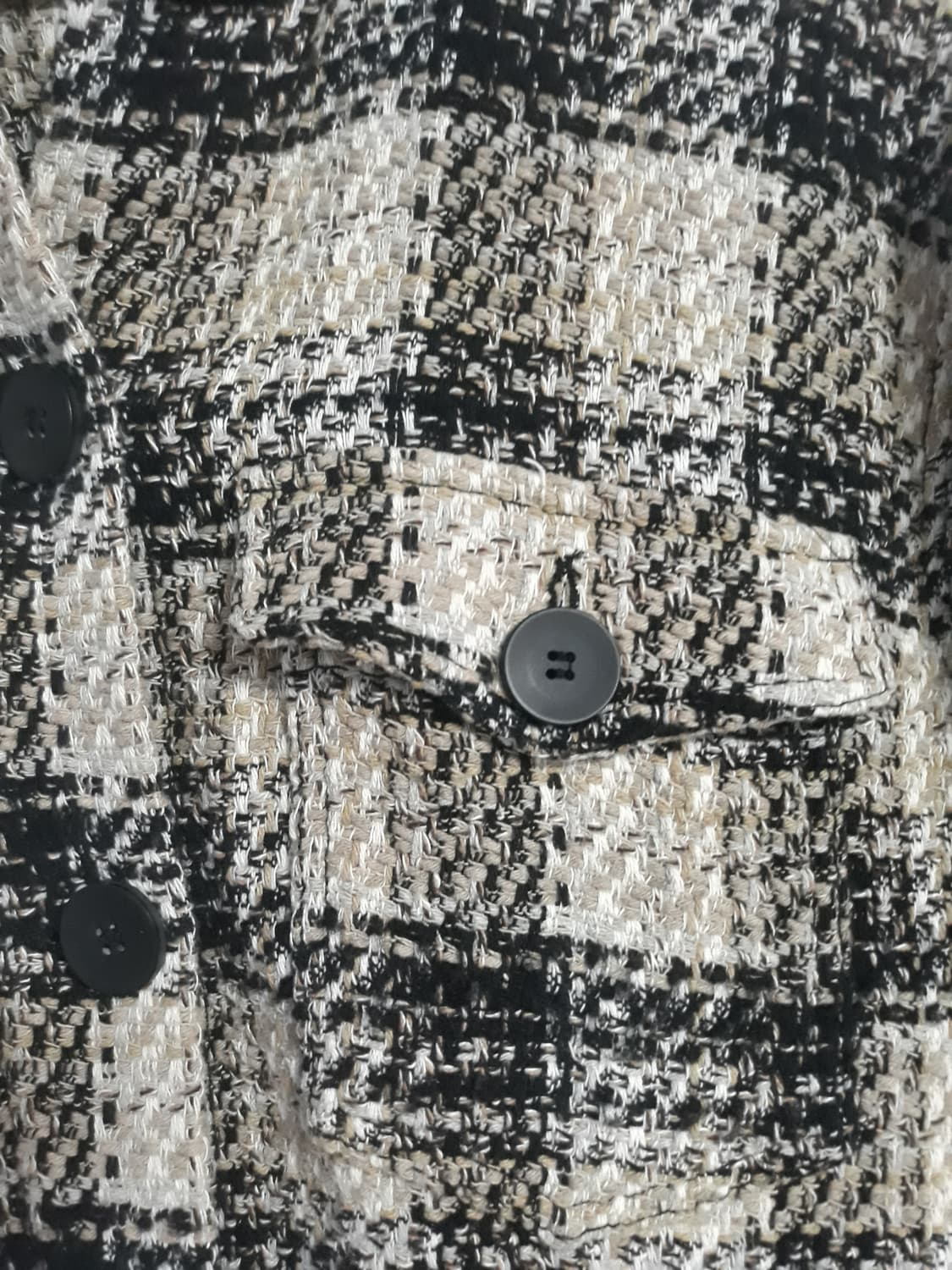 자라 더블푀켓 트위드 자켓(us xs) 상품이미지3