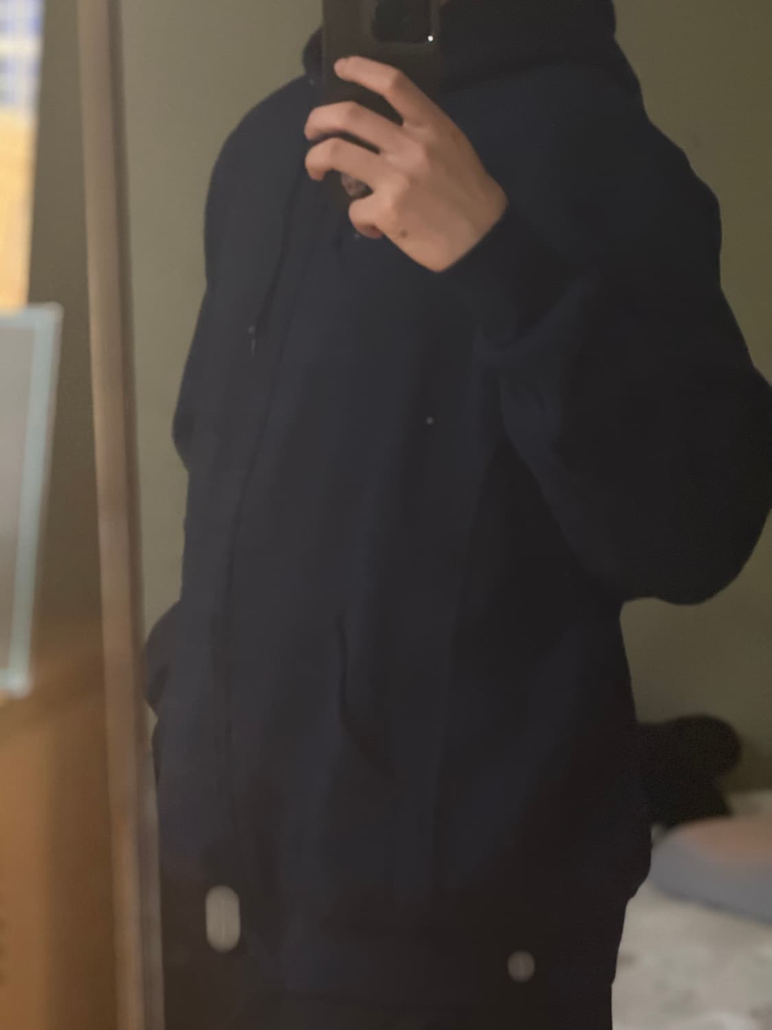 러셀 애슬래틱 네이비 후드집업 L 상품이미지3