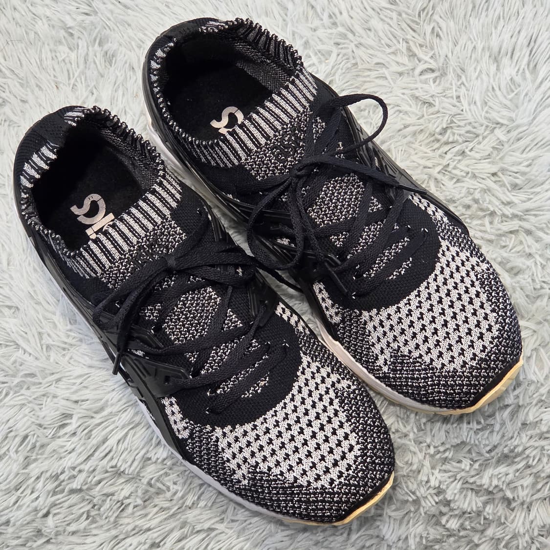 2w-23:아식스 젤 카야노 니트 H7S3N 블랙 255cm 상품이미지5