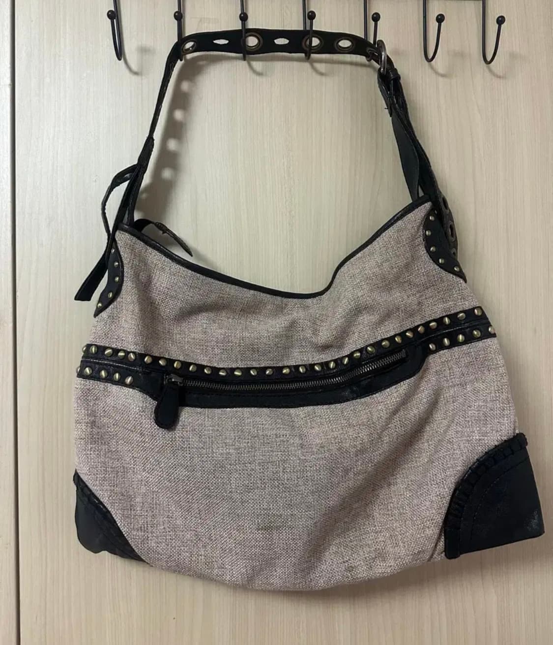 빈티지 보헤미안 그런지 오리엔탈 베이지 숄더백 상품이미지2