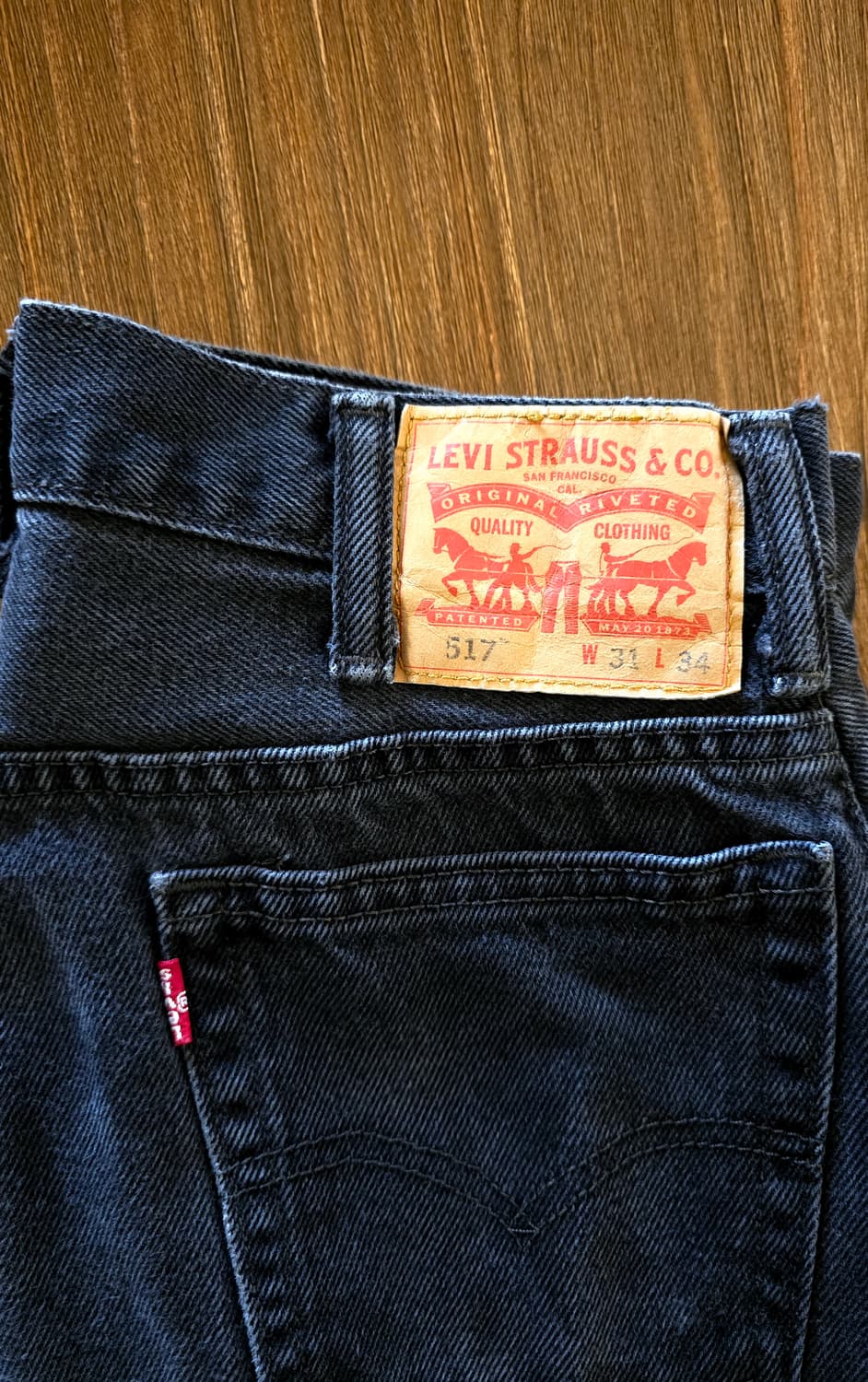 리바이스 517 Nicaragua 블랙 워시드 (Levis 517) 상품이미지3