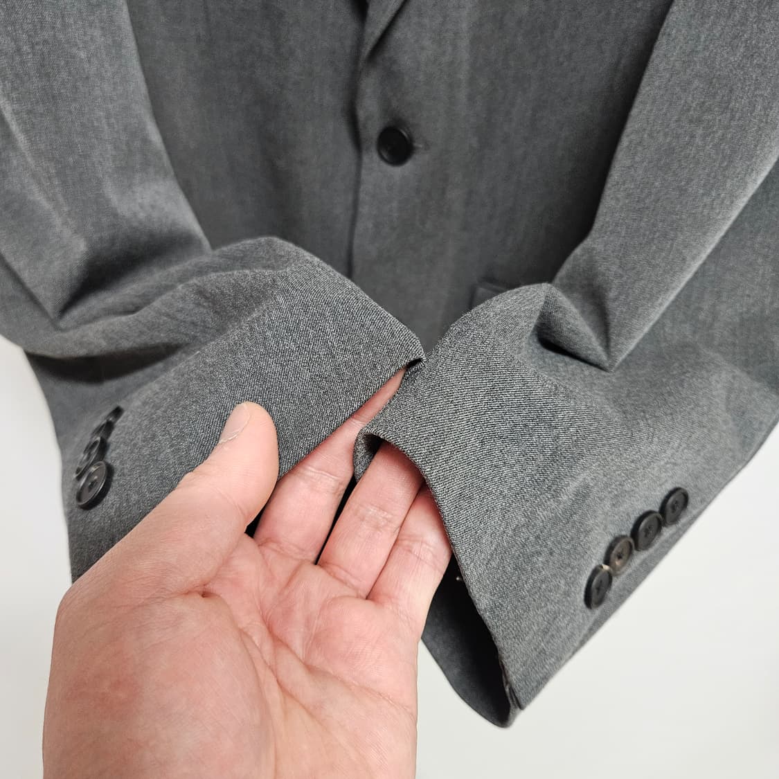 무신사스탠다드 차콜 블레이저 자켓 XL 상품이미지3