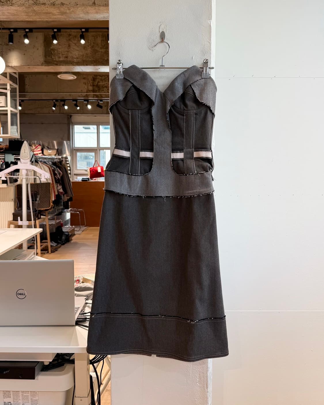 스텔라 매카트니 차콜 데님 원피스  상품이미지2