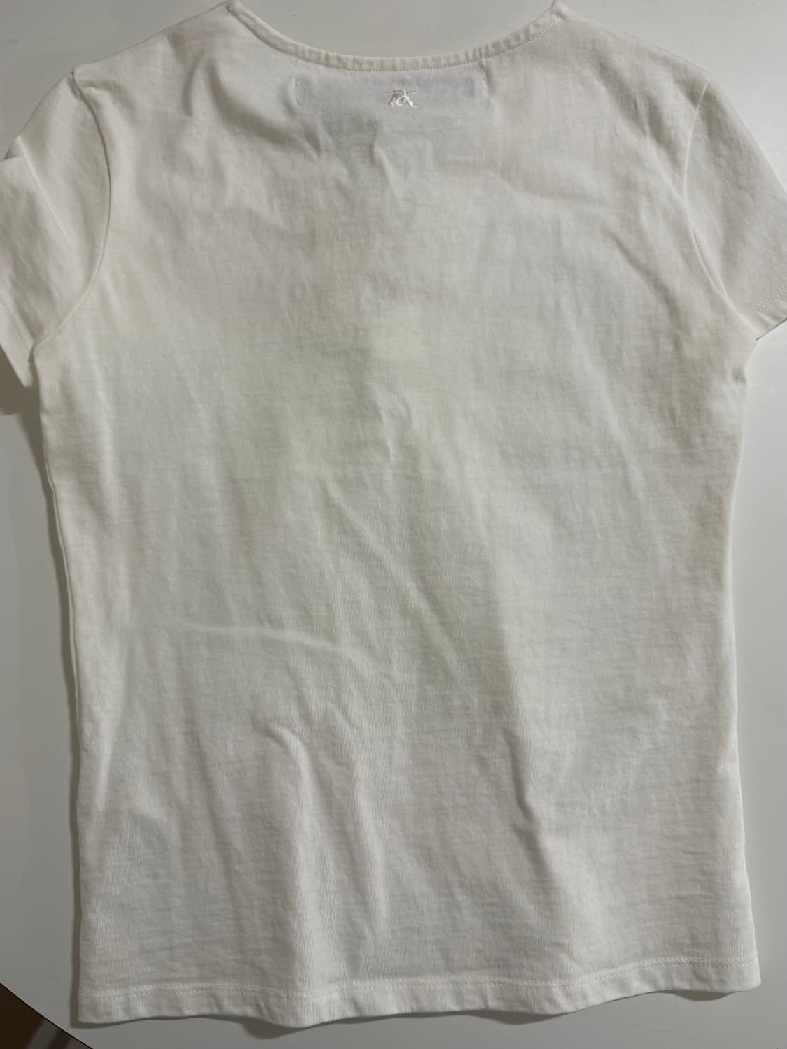 OPEN YY LACE-UP JERSEY TEE, WHITE 상품이미지2