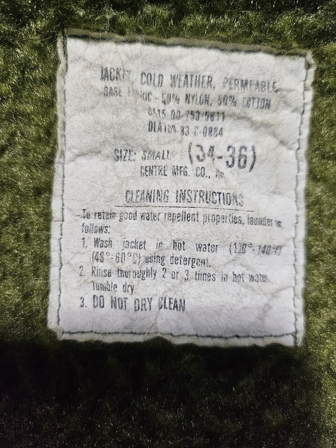 80s 미군오리지날 A2덱자켓 상품이미지3