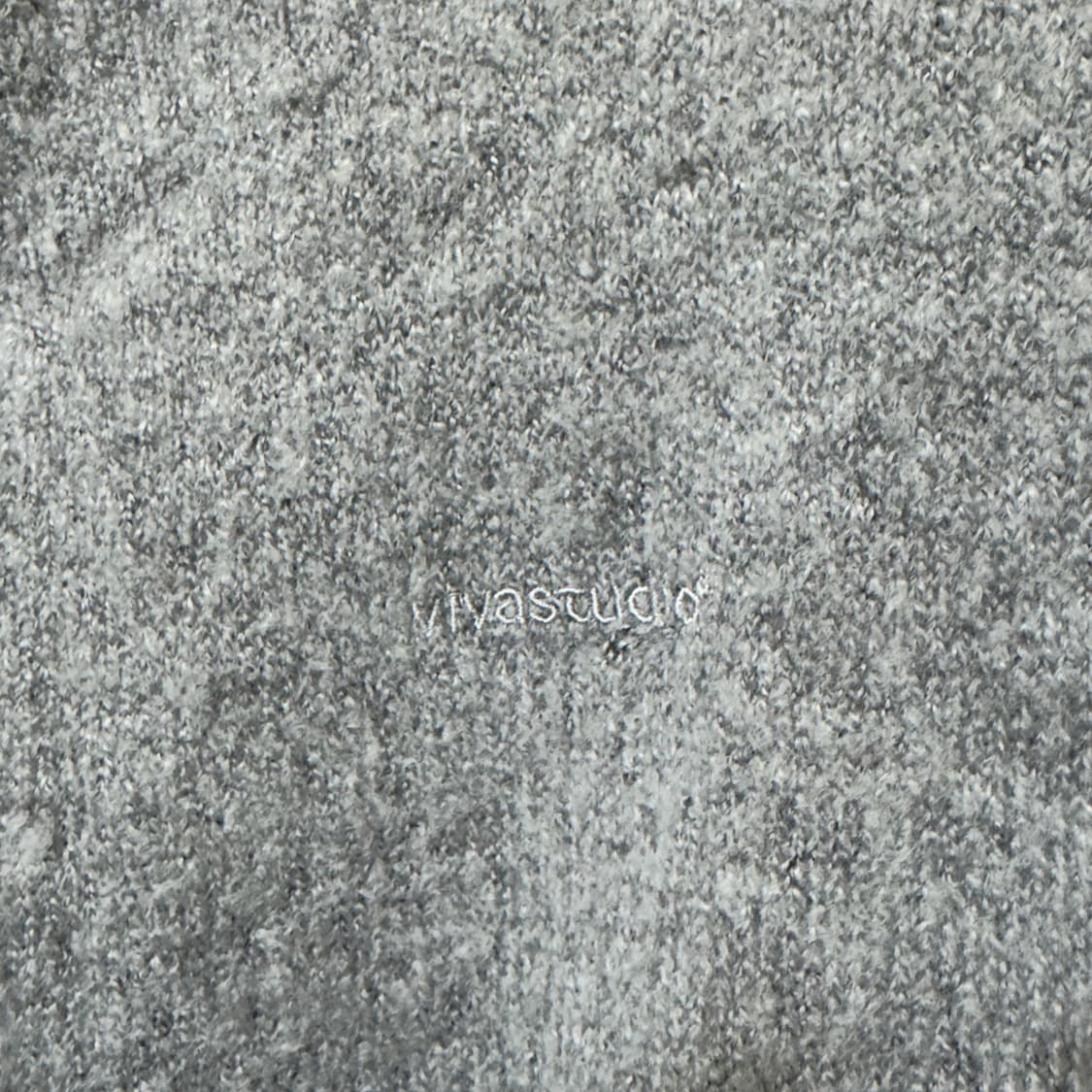 비바스튜디오 베스퍼 로고 니트 집업 그레이 M사이즈 상품이미지3