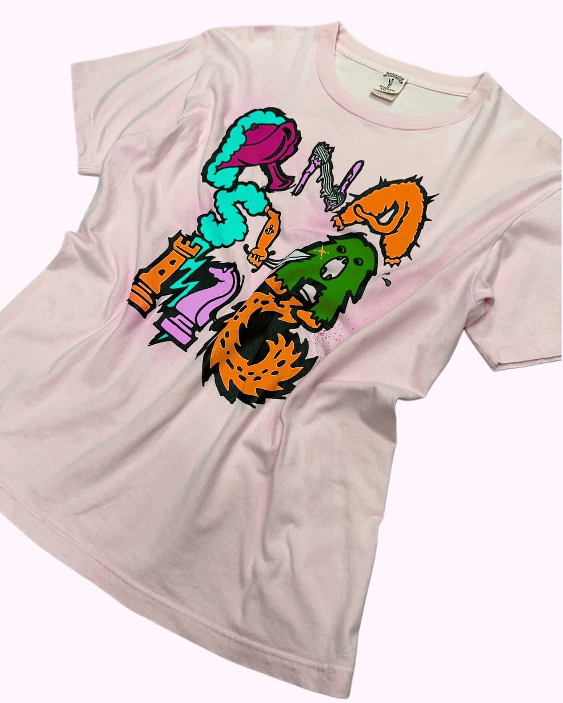 RNA charactor logo printing t-shirt 상품이미지4