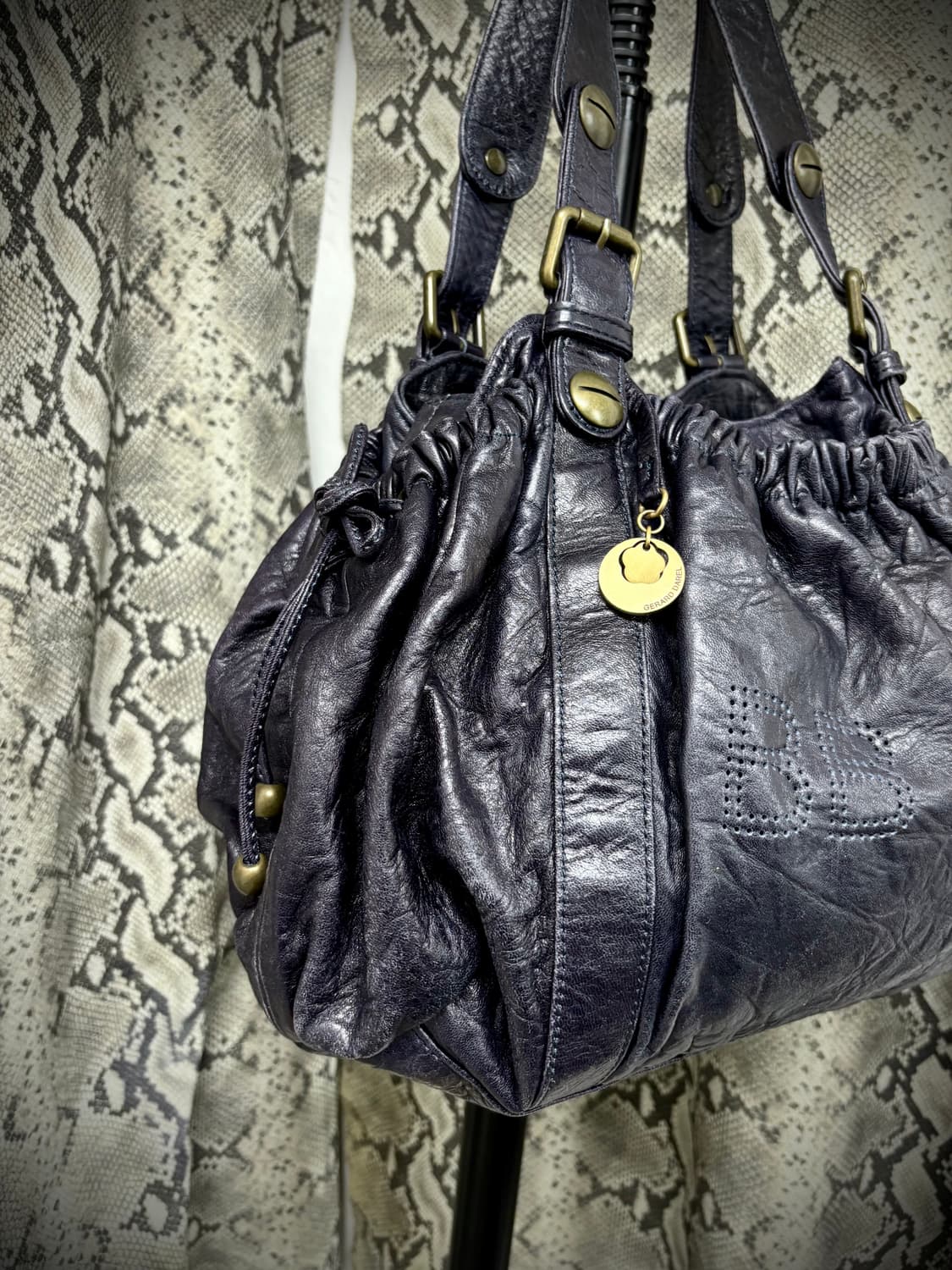 [GETARD DAREL Y2K] BB BAG Logo Purple Ov 상품이미지5