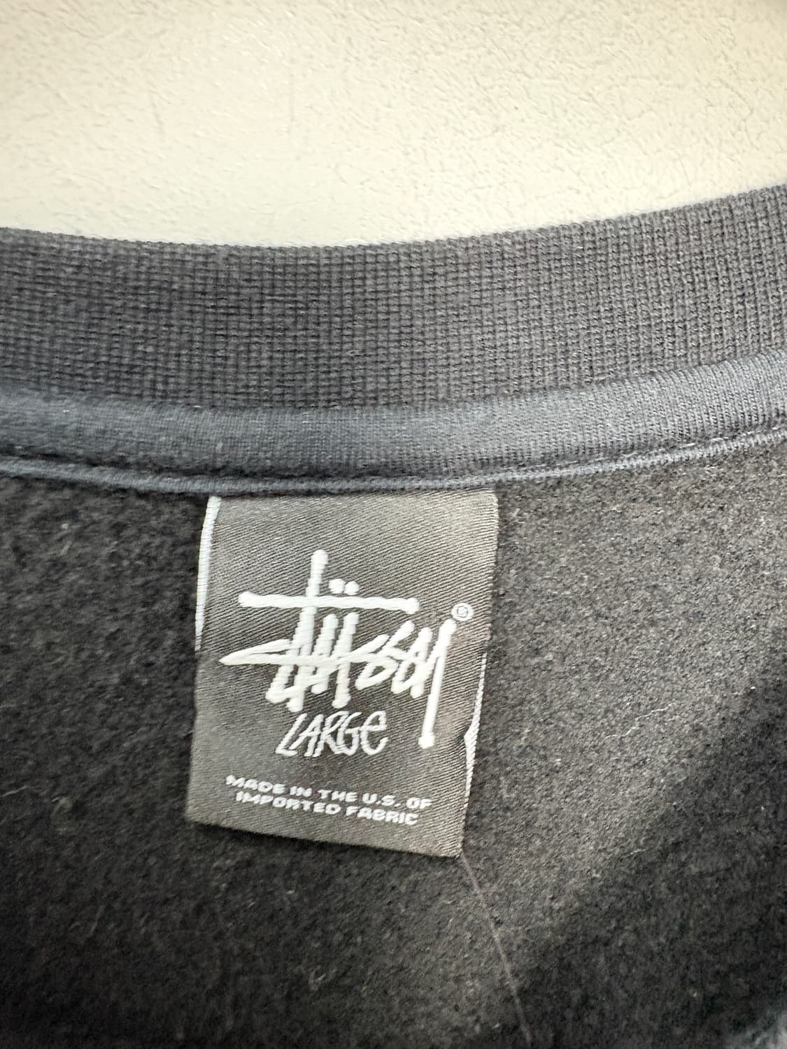 스투시 월드투어 블랙 스웻 셔츠 맨투맨 A3685 상품이미지7