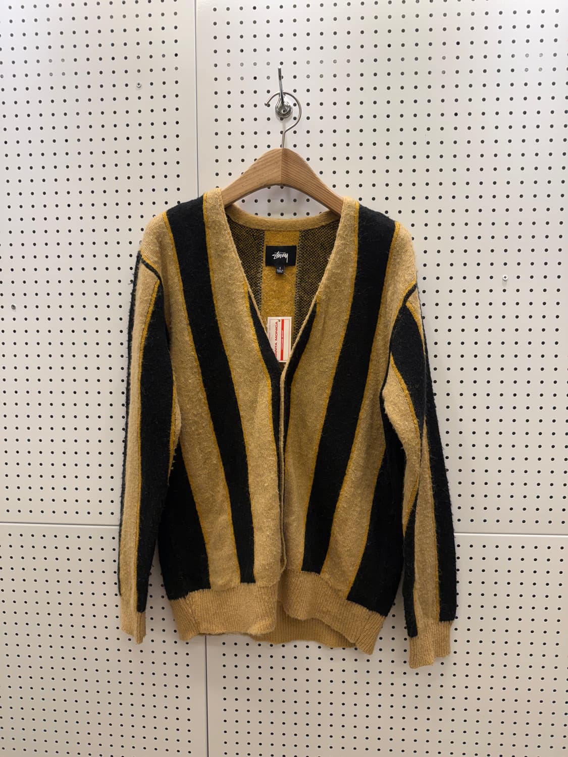 스투시 모헤어 버티컬 스트라이프 가디건 U317 상품이미지2