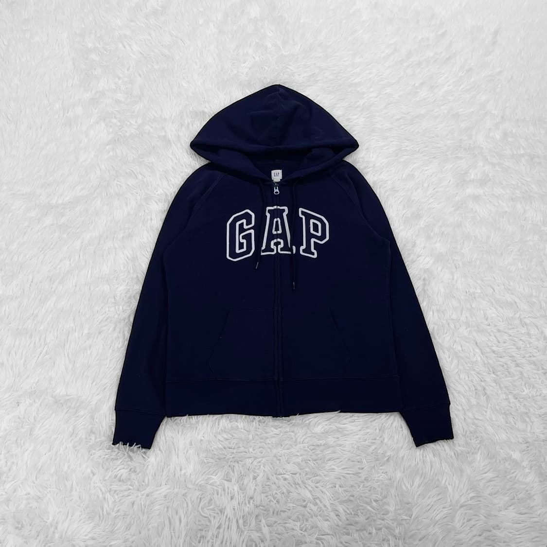갭 GAP 빅 로고 후드집업 네이비 상품이미지2