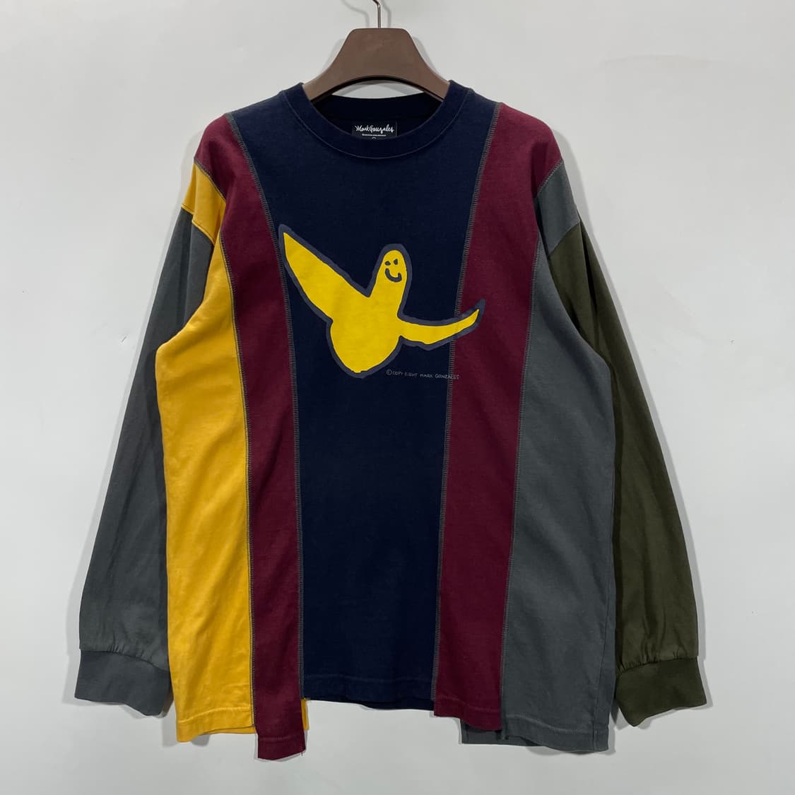 마크곤잘레스 바나나 컬러블록 긴팔 티셔츠 상품이미지1