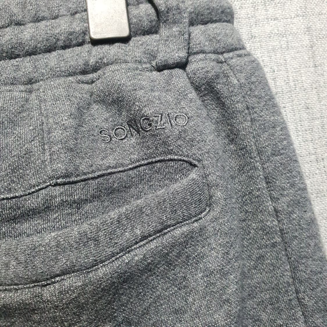 송지오 스웻 팬츠 회색 트레이닝 바지  상품이미지5