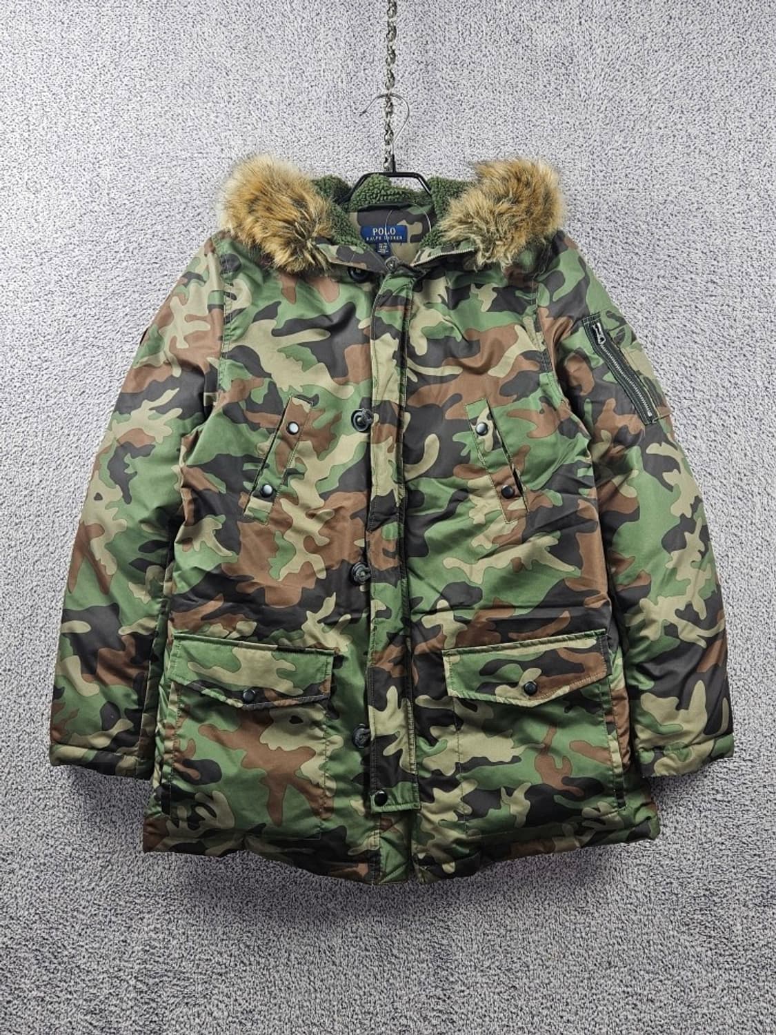 폴로랄프로렌 카모플라쥬 퍼후드 패딩 자켓 ( XL ) / 10711 상품이미지1