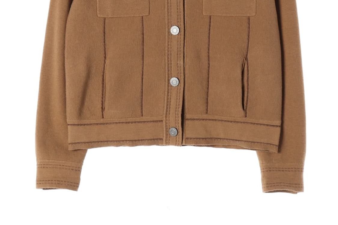 KUJTEN 스티치 포인트 캐시미어 블렌드 니트 자켓 55 상품이미지4