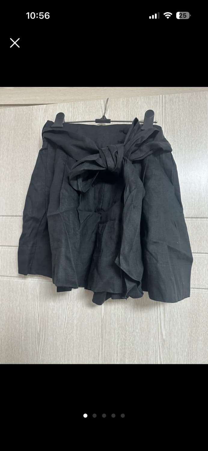 JIAKIM 블랙 리본 치마 반바지 상품이미지1