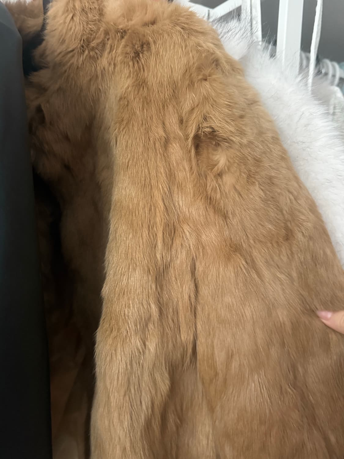 갈색 퍼자켓 상품이미지2