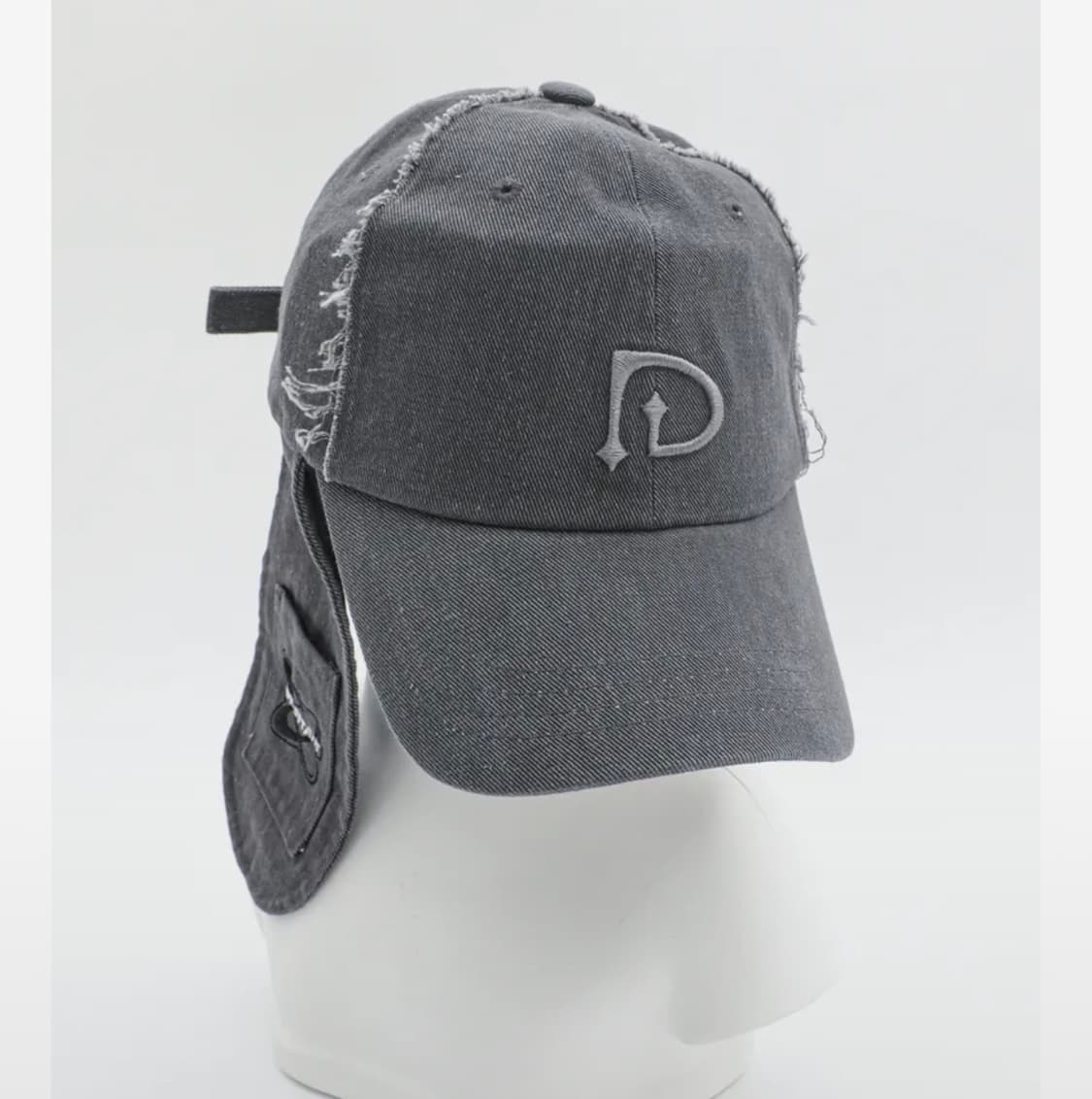 (새상품)딜레탕티즘 토끼 귀 캡 이어플랩 캡 그레이  상품이미지2