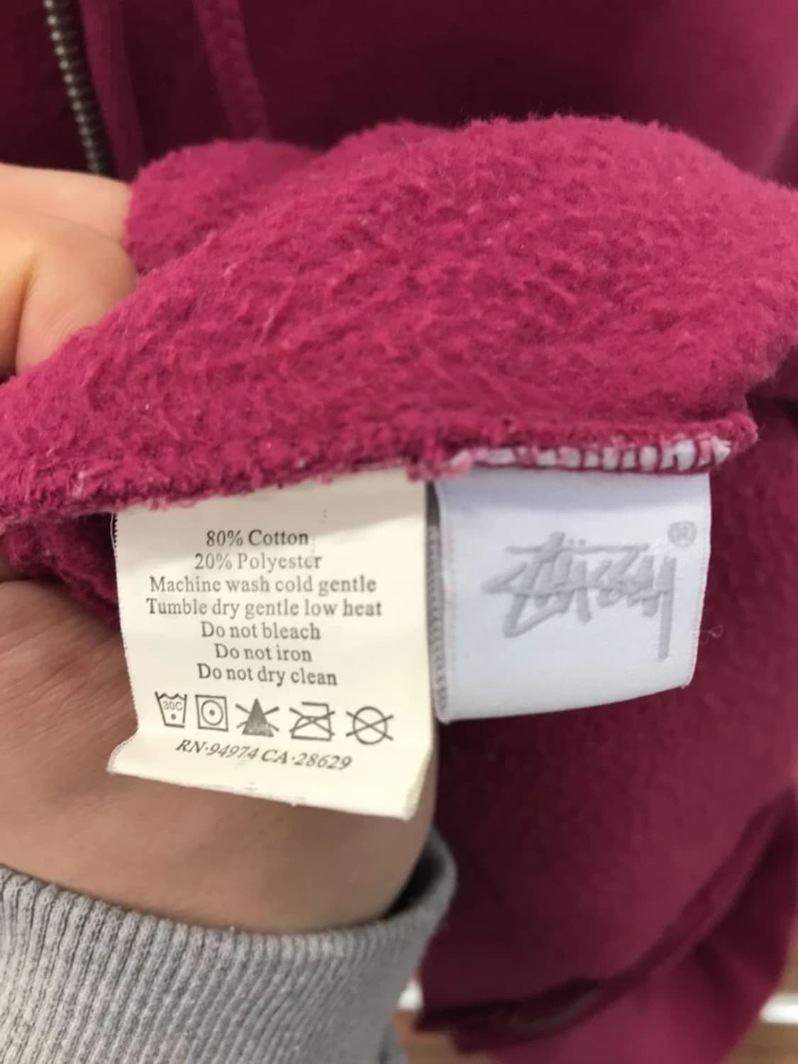 00's Stussy World Tour Zip Hoodie 상품이미지7