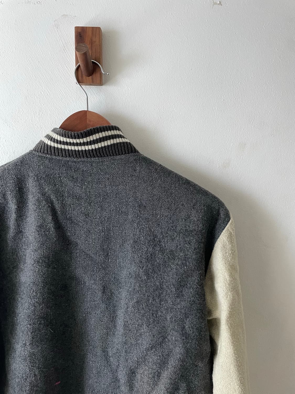 90's JPN Vintage Wool Gray Jacket 상품이미지4