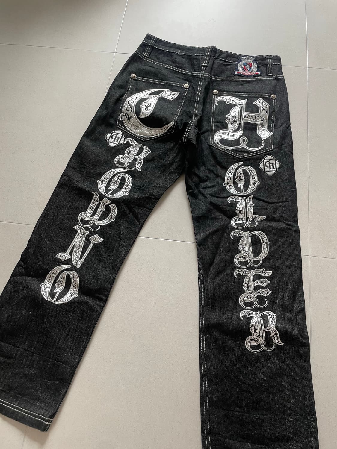 스펠아웃 스트레이트 데님 상품이미지3