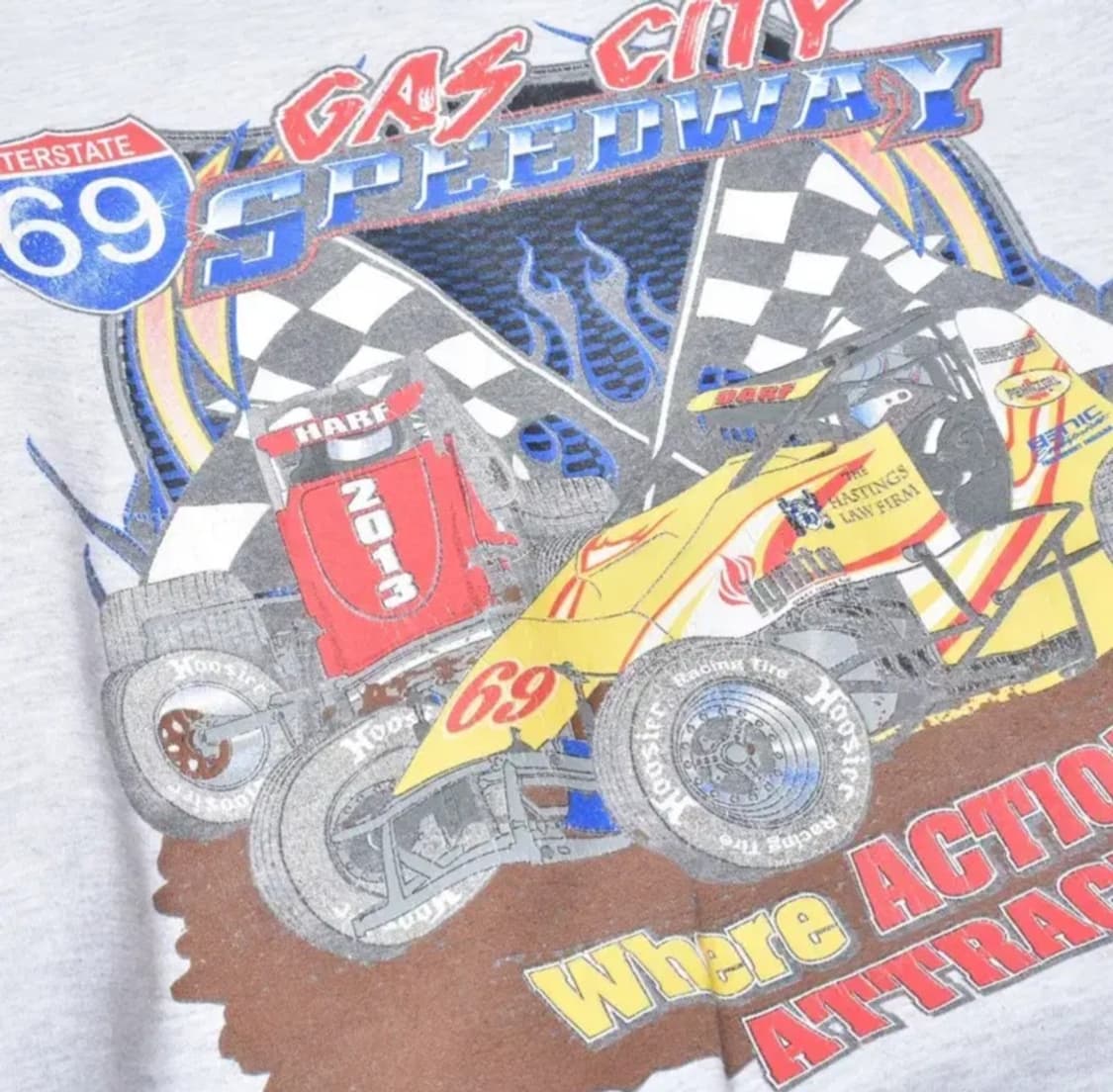 90s 레이싱 맨투맨 스웻셔츠 2xl  상품이미지3