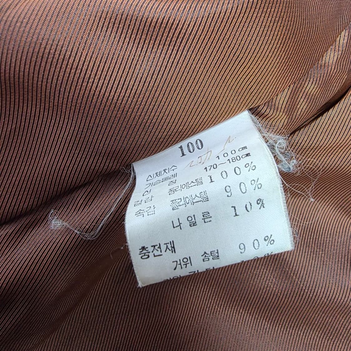 LONDON FOG 빈티지 양가죽 퍼카라 점퍼 L 상품이미지7