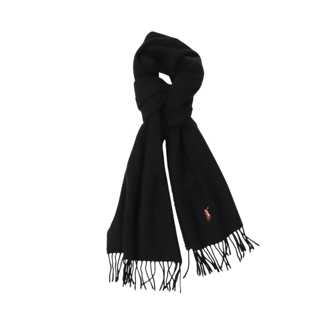 폴로 랄프로렌 블랙 울 멀티포니 머플러 상품이미지1