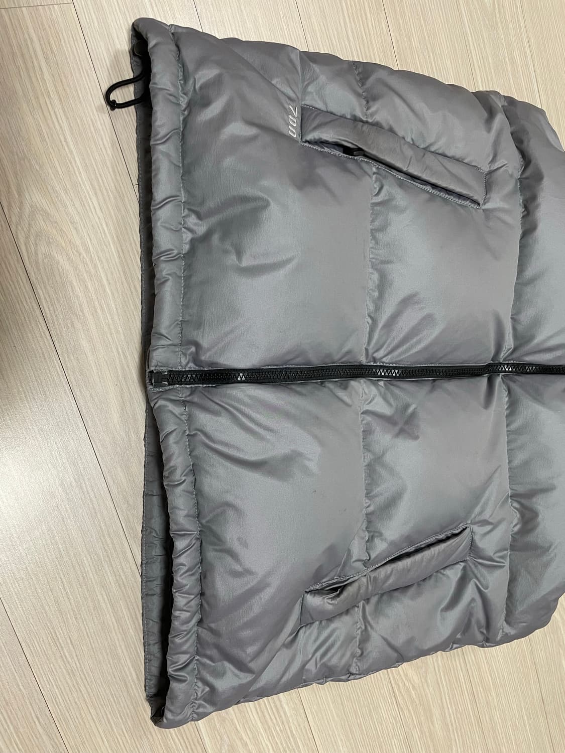 노스페이스 700 눕시 패딩 조끼 그레이 M 95-100 상품이미지8