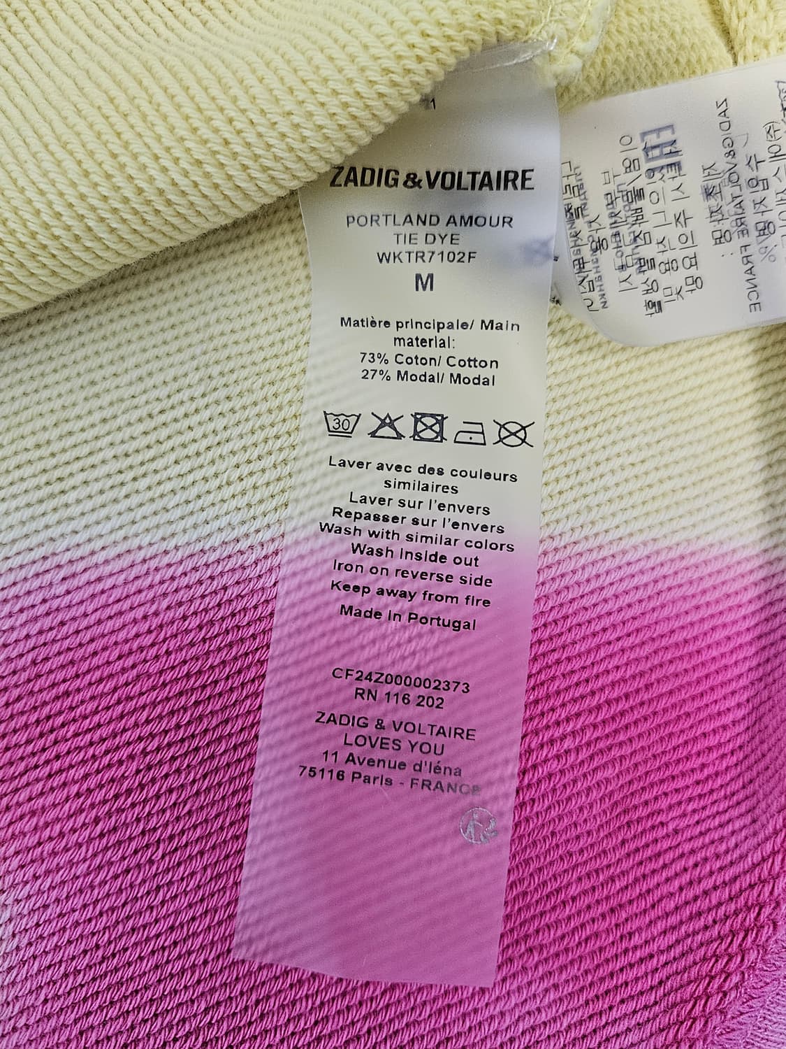 자딕앤볼테르 반팔 맨투맨 상품이미지4