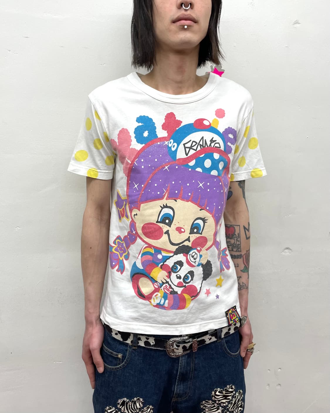 Love Yellow Dot Eye T-shirt  상품이미지3