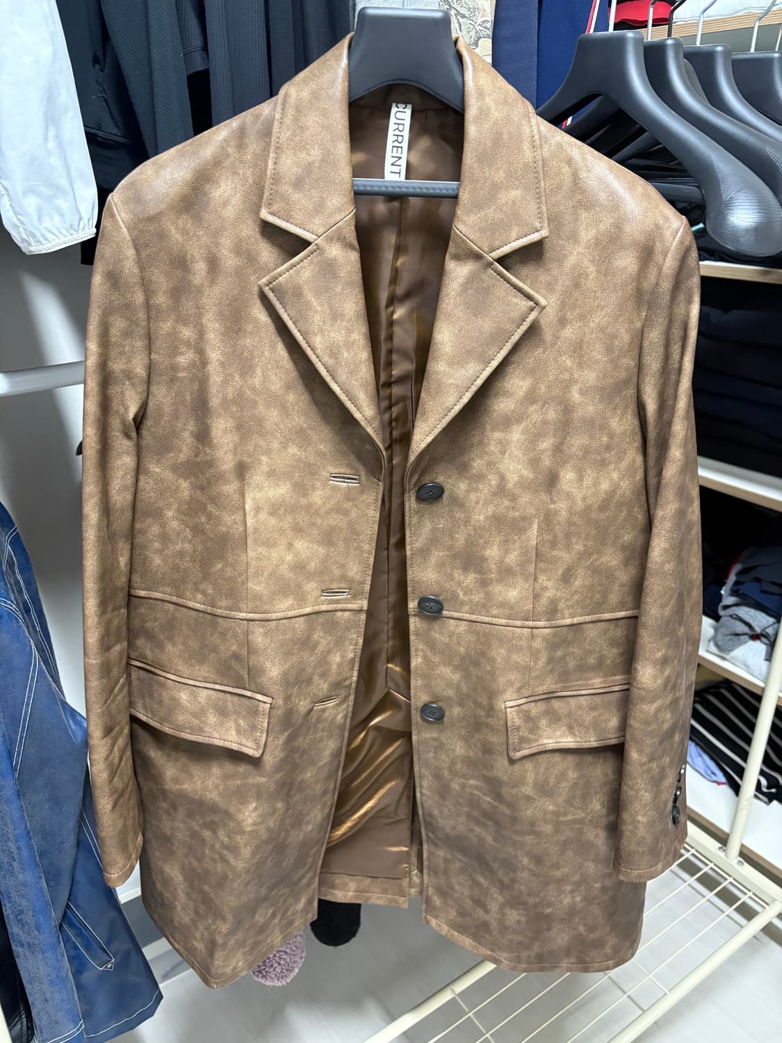 커렌트 가죽자켓 상품이미지1