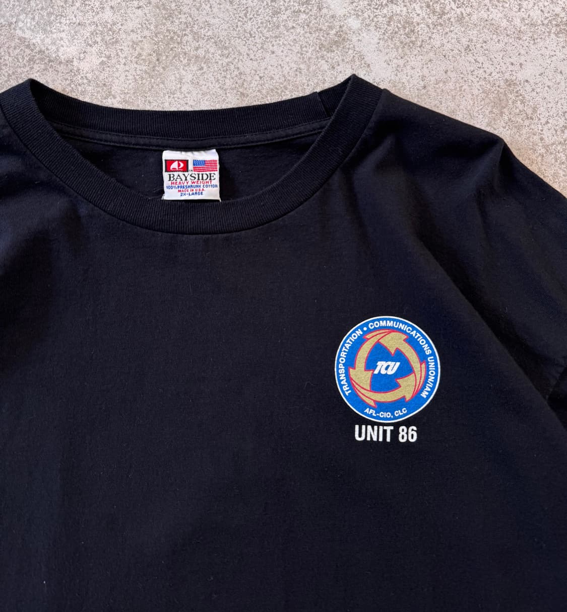 00s BAYSIDE 프린팅 롱슬리브 made in usa 상품이미지3