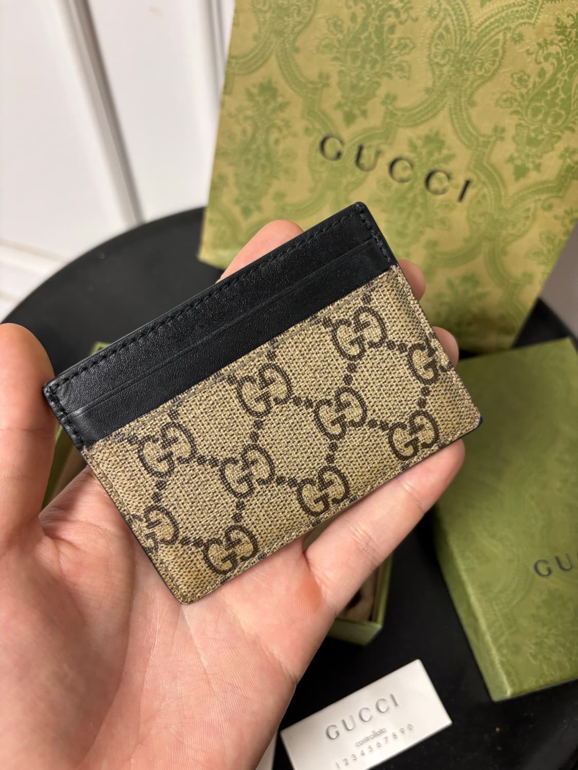 구찌 킹스네이크 카드지갑 GG 수프림 상품이미지3