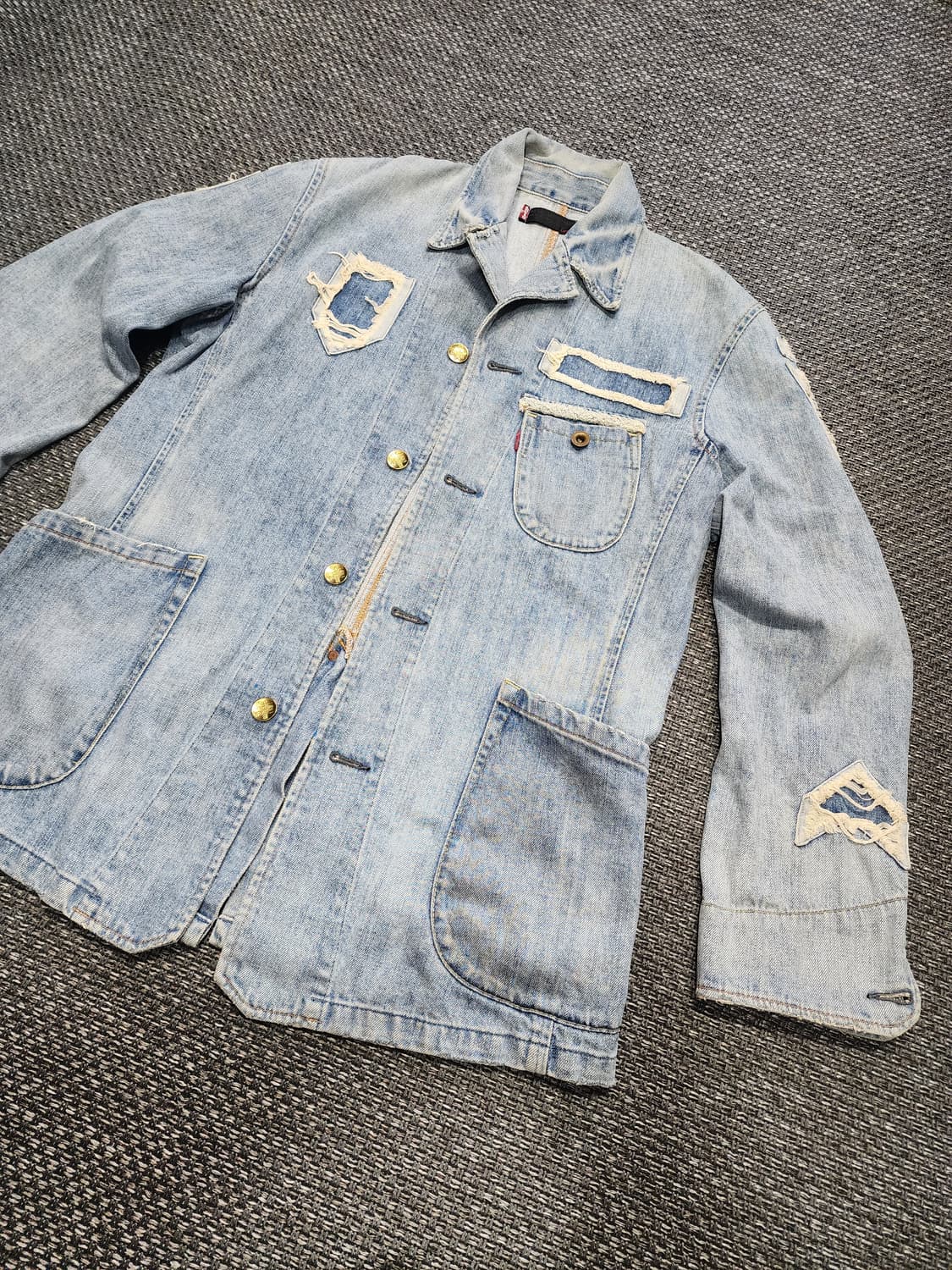 Levis 00s 리바이스 레드룹 디스트로이드 데님자켓 상품이미지10