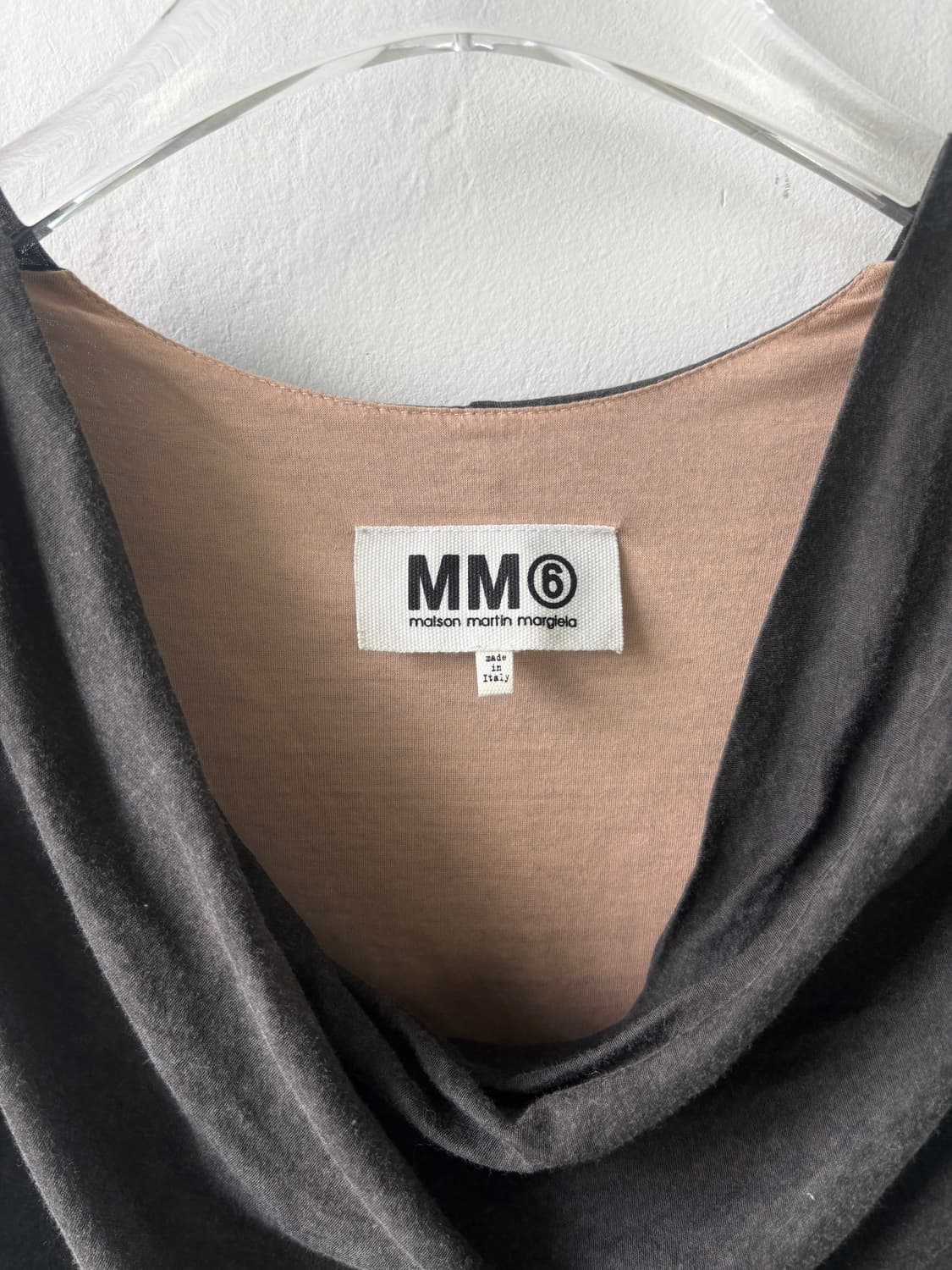 MM6 마르지엘라 드레이핑 슬리브리스 상품이미지6
