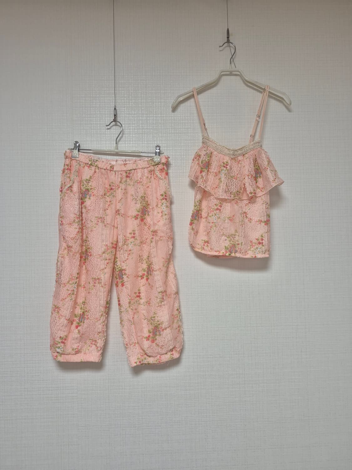 리즈리사 Chambre a couche 수선템 셋업 플로럴 핑크칼라 상품이미지1