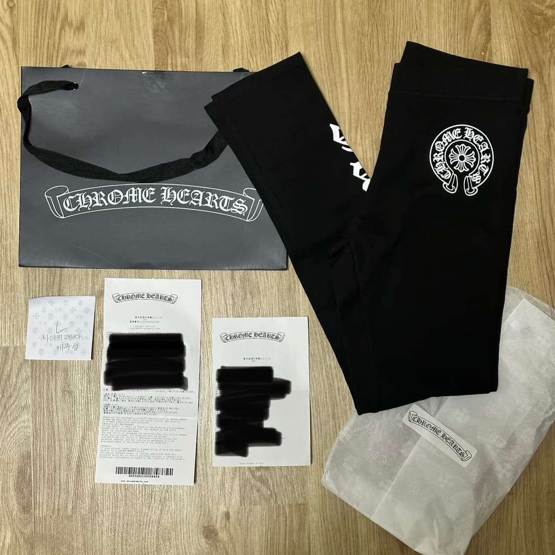 크롬하츠 홀스슈 레깅스 블랙 S 상품이미지1