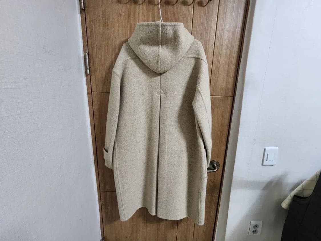 (F)여성 디엠버 핸드메이드 울 후드 코트 상품이미지3