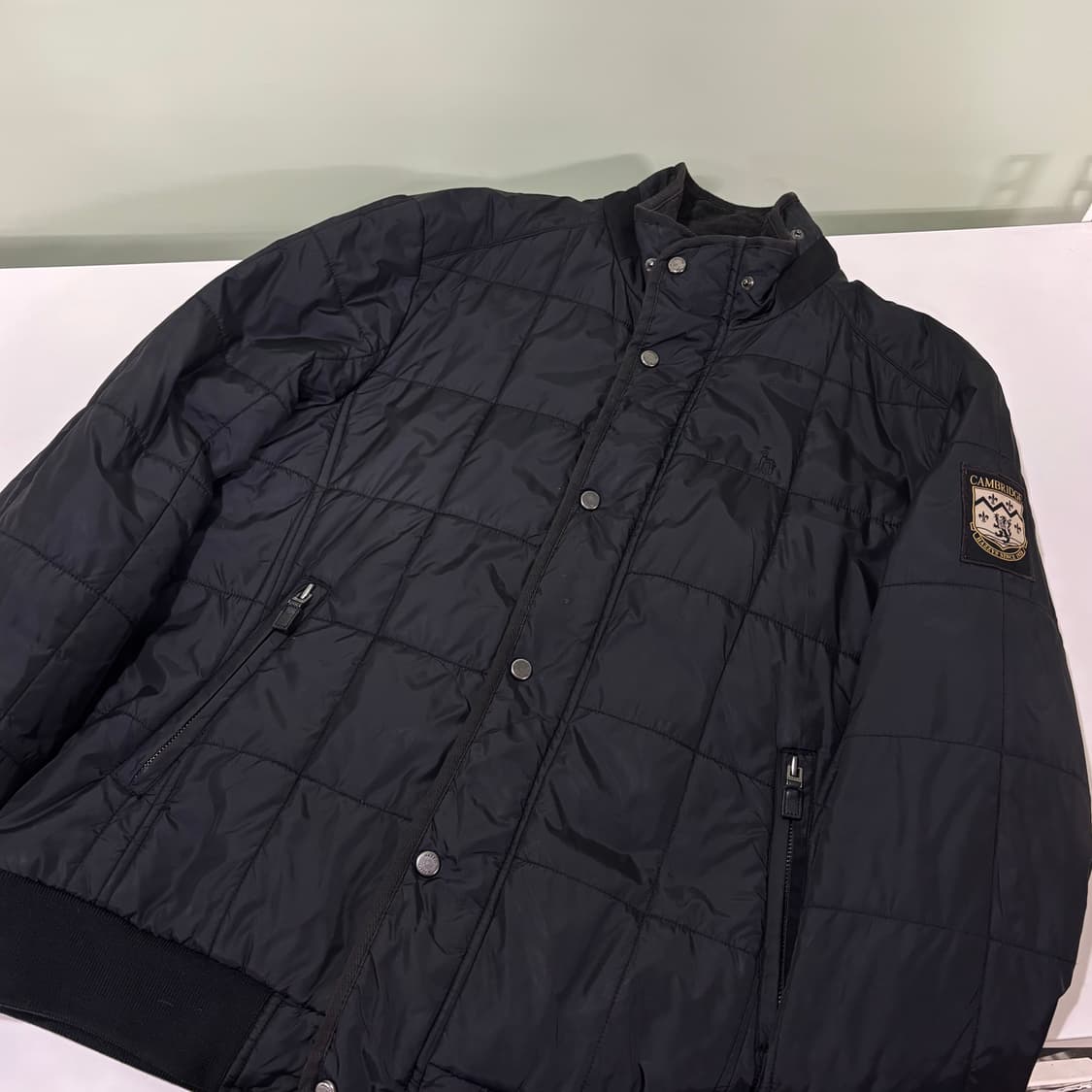 95-100 헤지스 블랙 퀼팅자켓 상품이미지1